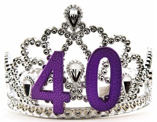 40 birthday tiara